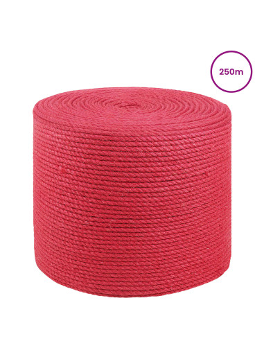 Corda di Juta Rosso 100% juta Tossa