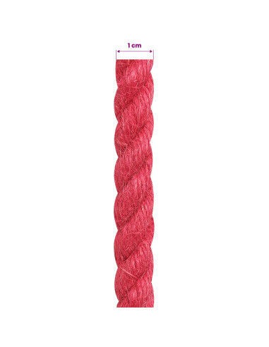 Corda di Juta Rosso 100% juta Tossa