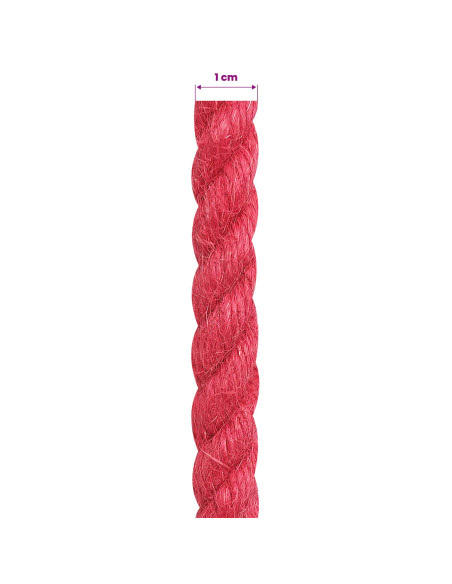 Corda di Juta Rosso 100% juta Tossa