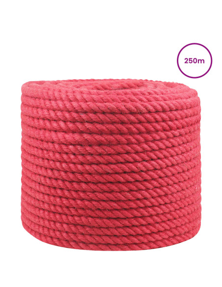 Corda di Juta Rosso 100% juta Tossa