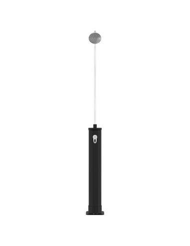 Doccia Solare con Testa Doccia PVC, ABS, Lega di zinco Nero
