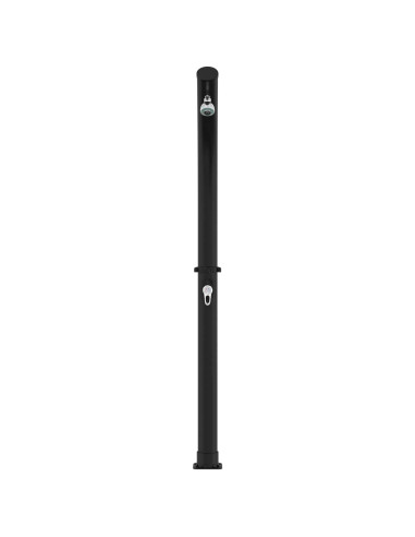 Doccia Solare con Doccetta PVC, ABS, Lega di zinco Nero