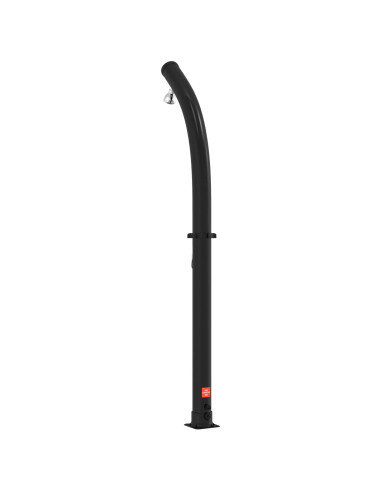 Doccia Solare con Doccetta PVC, ABS, Lega di zinco Nero