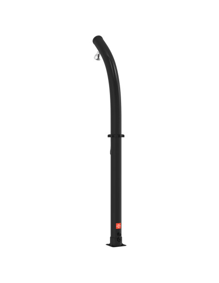 Doccia Solare con Doccetta PVC, ABS, Lega di zinco Nero