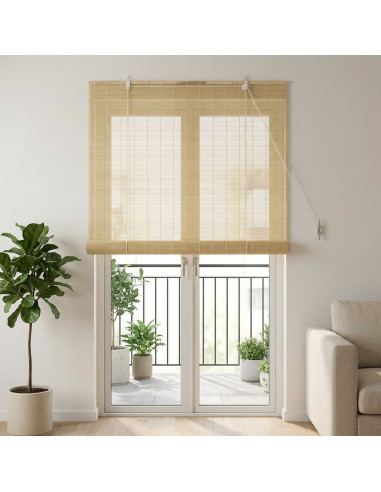 Tenda a rullo Naturale 90 x 220 cm Bambù