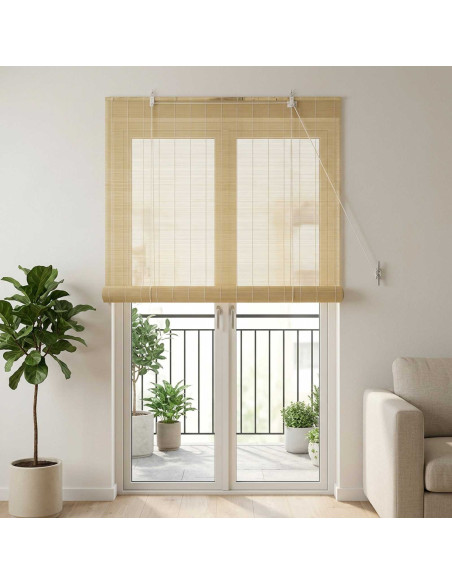 Tenda a rullo Naturale 90 x 220 cm Bambù
