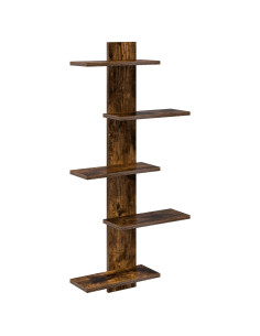 Mensola a muro flottante Rovere Fumo 48,5 x 15 x 101 cm