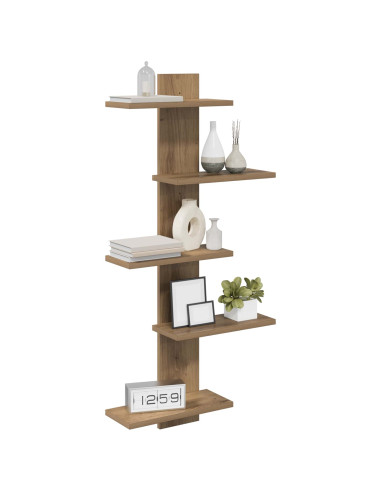 Mensola a muro flottante Rovere Artigianale 48,5 x 15 x 101 cm
