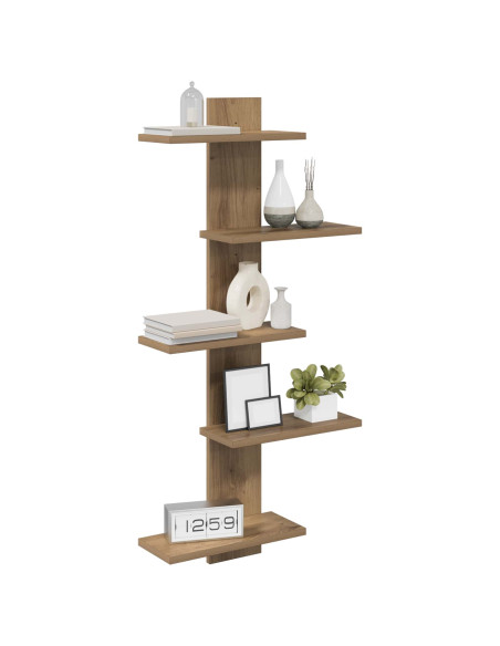 Mensola a muro flottante Rovere Artigianale 48,5 x 15 x 101 cm
