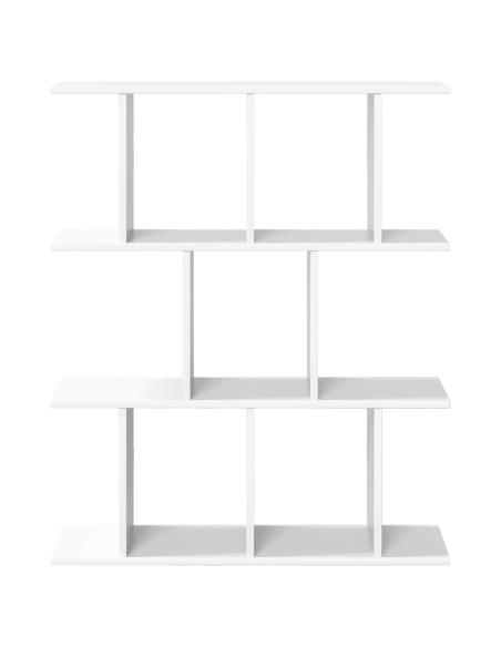 Scaffale da parete Bianco 80 x 20 x 96 cm Legno ingegnerizzato
