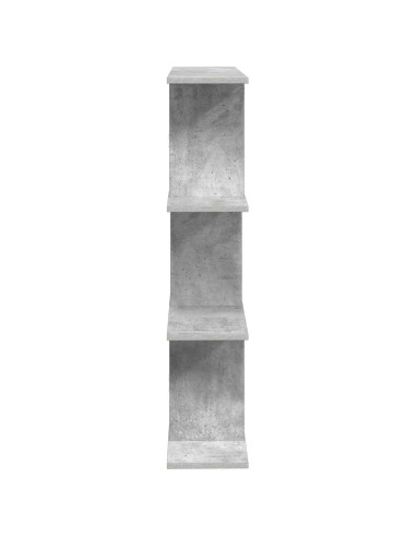 Scaffale da parete Grigio Cemento 80 x 20 x 96 cm