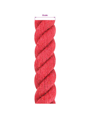 Corda di Juta Rosso 100% juta Tossa