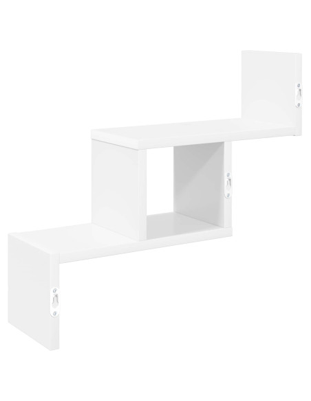 Scaffale da parete Bianco 48 x 15 x 42 cm Legno ingegnerizzato