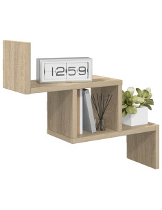 Scaffale da parete Rovere Sonoma 48 x 15 x 42 cm 2
