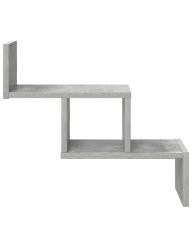 Scaffale da parete Grigio Cemento 48 x 15 x 42 cm