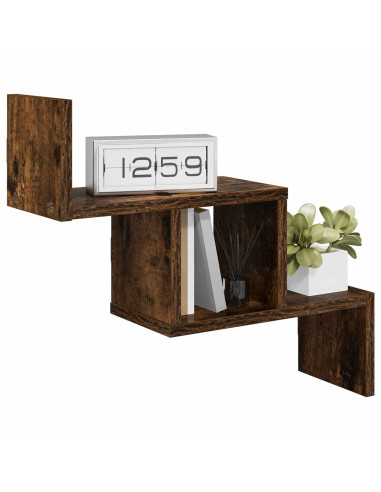Scaffale da parete Rovere Fumo 48 x 15 x 42 cm