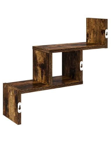 Scaffale da parete Rovere Fumo 48 x 15 x 42 cm