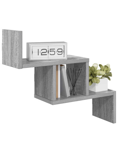 Scaffale da parete Sonoma grigio 48 x 15 x 42 cm