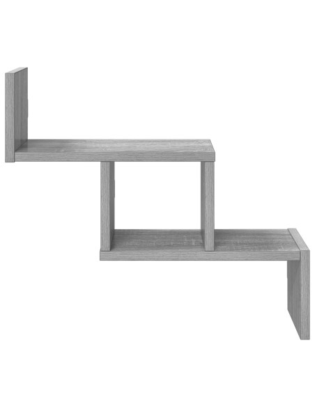 Scaffale da parete Sonoma grigio 48 x 15 x 42 cm