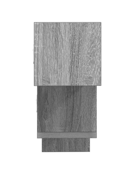 Scaffale da parete Sonoma grigio 48 x 15 x 42 cm