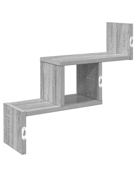 Scaffale da parete Sonoma grigio 48 x 15 x 42 cm