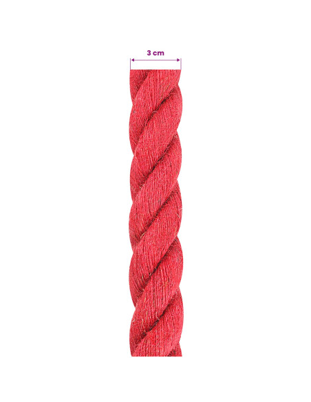 Corda di Juta Rosso 100% juta Tossa