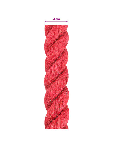Corda di Juta Rosso 100% juta Tossa