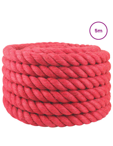 Corda di Juta Rosso 100% juta Tossa