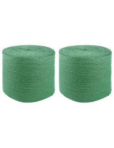 Corda di Juta 2 pcs Verde 100% juta Tossa