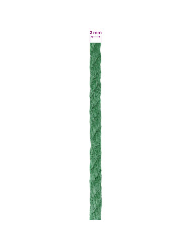 Corda di Juta 2 pcs Verde 100% juta Tossa