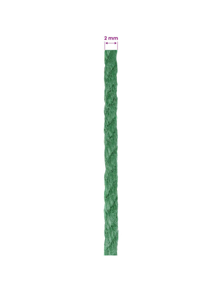 Corda di Juta 2 pcs Verde 100% juta Tossa
