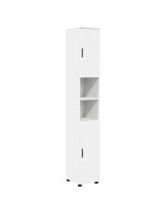 Mobile da Bagno con archiviazione Bianco 30 x 35 x 192 cm 2