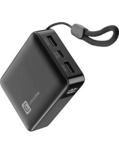 Cellularline Powerbank Mini 10000mAh Lcd Fast 20w 2 Usb-C/1 Usb-A