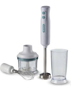 Ariete Frullatore ad Immersione 601 + Tritatutto Bianco Celete 700w