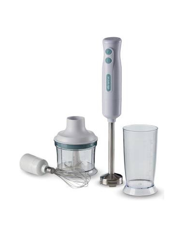 Ariete Frullatore ad Immersione 601 + Tritatutto Bianco Celete 700w