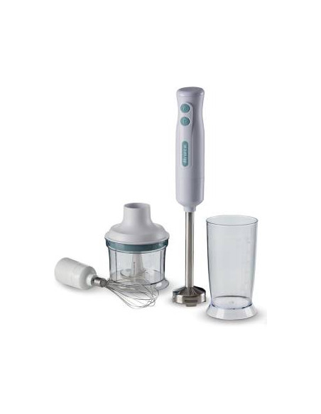 Ariete Frullatore ad Immersione 601 + Tritatutto Bianco Celete 700w