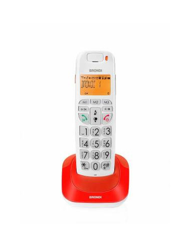 Telefono Cordless Brondi Bravo Bright Rosso