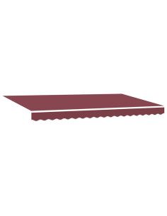 Telo di ricambio per tenda da sole Borgogna 380 x 195 cm 2