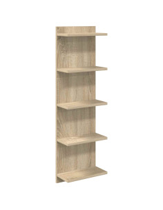 Scaffale da parete Rovere Sonoma 30 x 15 x 100 cm