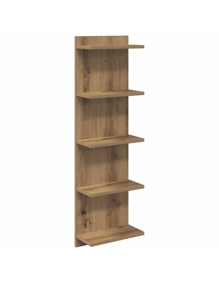 Scaffale da parete Rovere Artigianale 30 x 15 x 100 cm