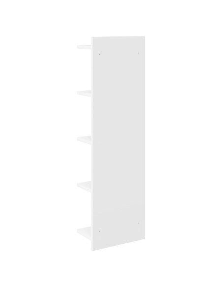 Scaffale da parete Bianco 30 x 15 x 100 cm Legno ingegnerizzato