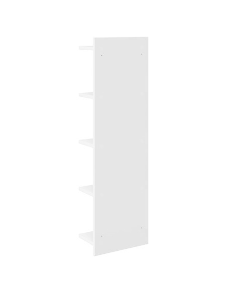Scaffale da parete 2 pcs Bianco 30 x 15 x 100 cm