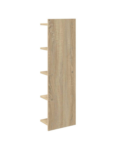 Scaffale da parete Rovere Sonoma 30 x 15 x 100 cm