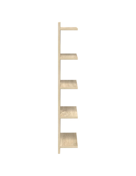 Scaffale da parete 2 pcs Rovere Sonoma 30 x 15 x 100 cm