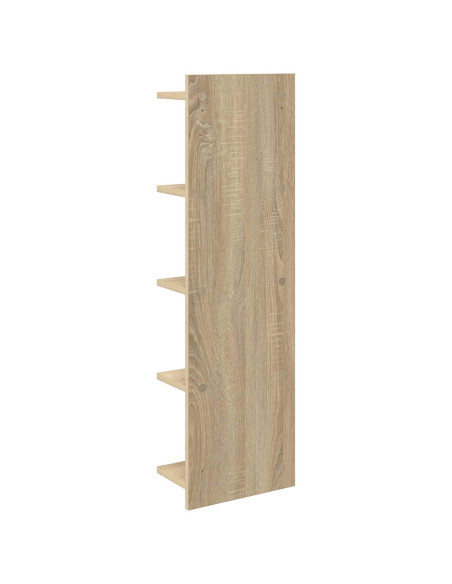 Scaffale da parete 2 pcs Rovere Sonoma 30 x 15 x 100 cm