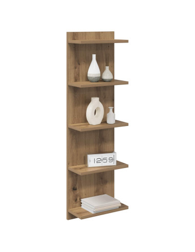 Scaffale da parete Rovere Artigianale 30 x 15 x 100 cm