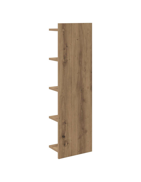 Scaffale da parete Rovere Artigianale 30 x 15 x 100 cm