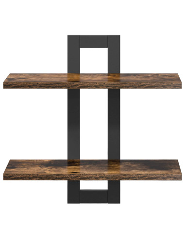 Scaffali flottanti Rovere Fumo 40 x 15 x 40 cm