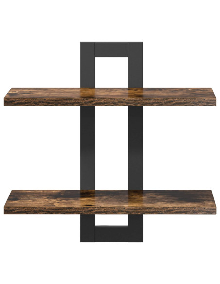 Scaffali flottanti Rovere Fumo 40 x 15 x 40 cm