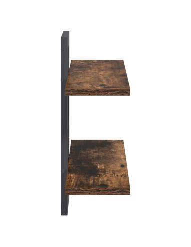 Scaffali flottanti Rovere Fumo 40 x 15 x 40 cm